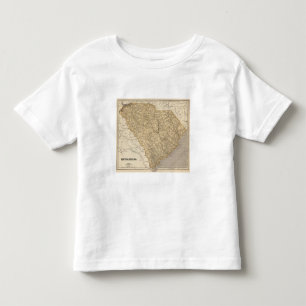 South Carolina Atlas Map Toddler T-shirt
