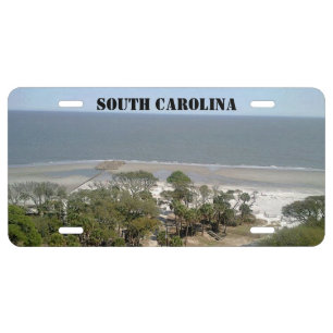 South Carolina Beach License Plate