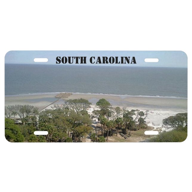 South Carolina Beach License Plate (Front)