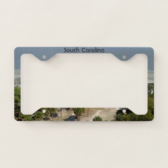 South Carolina Beach License Plate Frame (Front)