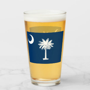 SOUTH CAROLINA BEER GLASS