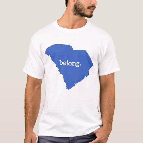 South Carolina Belong State Map T_Shirt