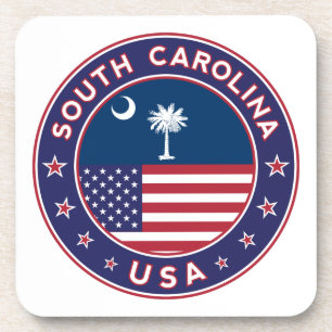 South Carolina Beverage Coaster