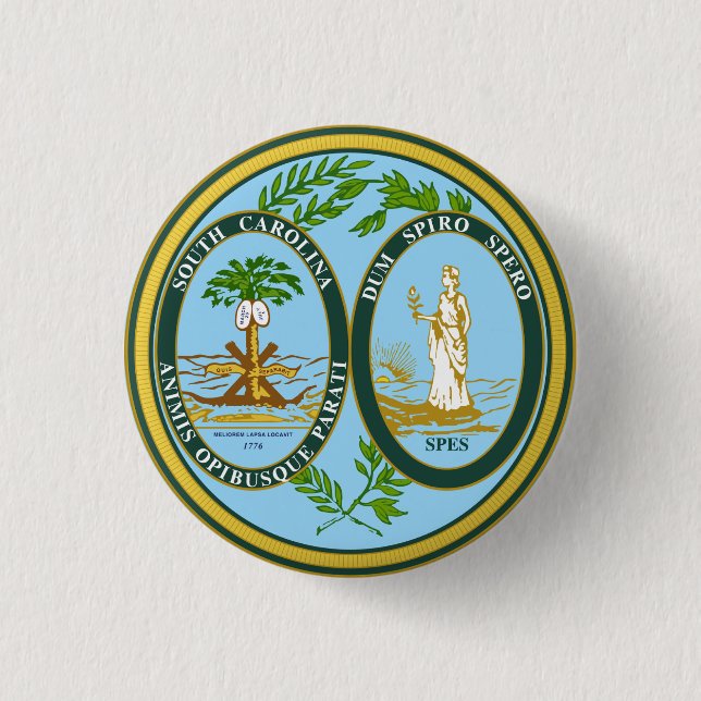 South Carolina Button (Front)
