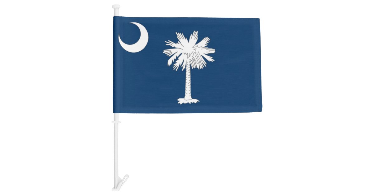 South Carolina Car Flag Zazzle