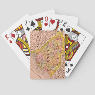 South Carolina Colorful Map Playing Cards