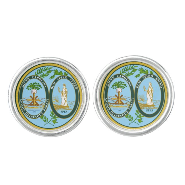 South Carolina Cufflinks (Front)