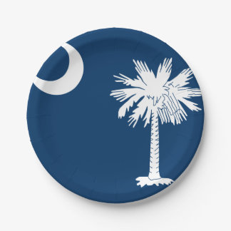 South Carolina Custom Paper Plates 7''