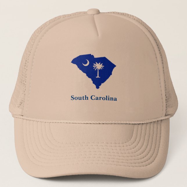 South Carolina Customizable  Trucker Hat (Front)