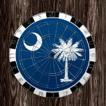South Carolina Dartboard & Carolina Flag / board<br><div class="desc">Dartboard: South Carolina & South Carolina flag darts,  family fun games - love my country,  summer games,  holiday,  fathers day,  birthday party,  college students / sports fans</div>
