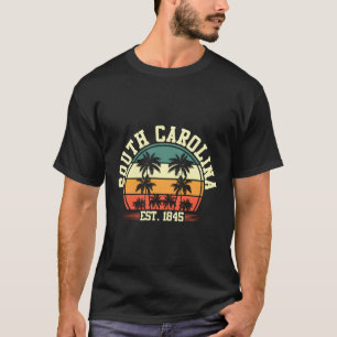 South Carolina Est 1845 American State Usa T-Shirt