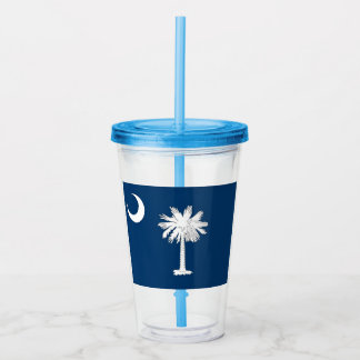South Carolina Flag Acrylic Tumbler