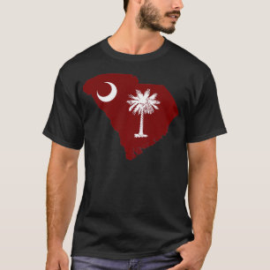 South Carolina Flag and State Flag Classic SC Desi T-Shirt