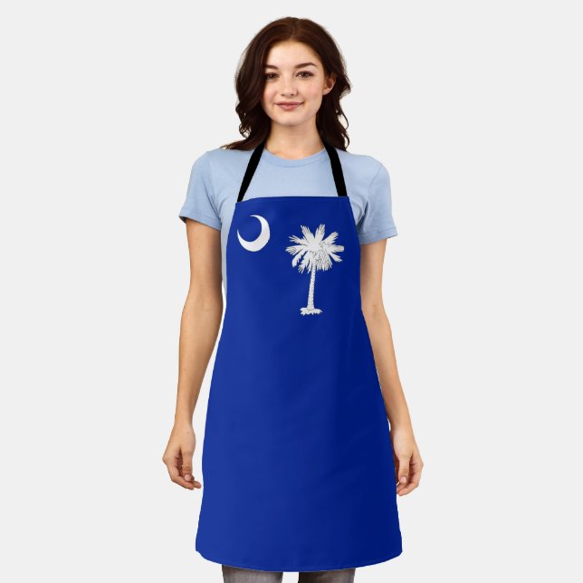 South Carolina flag Apron (Worn)