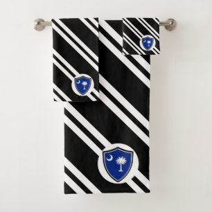 South Carolina flag Bath Towel Set