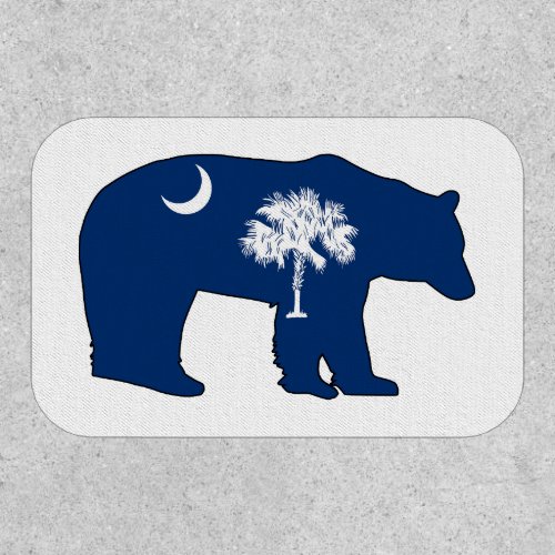 South Carolina Flag Bear Patch