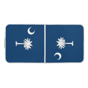 South Carolina Flag Beer Pong Table