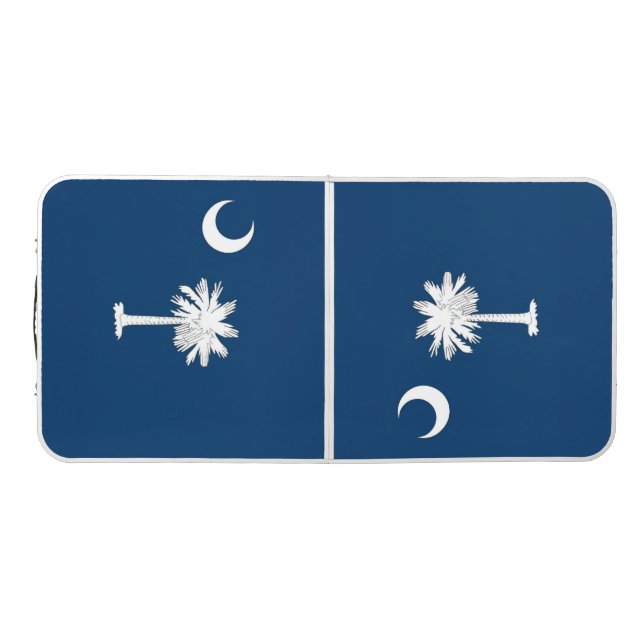 South Carolina Flag Beer Pong Table (Top)
