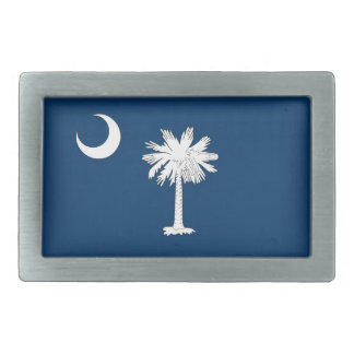 South Carolina Flag Belt Buckle
