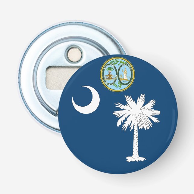South Carolina flag Bottle Opener (Front)