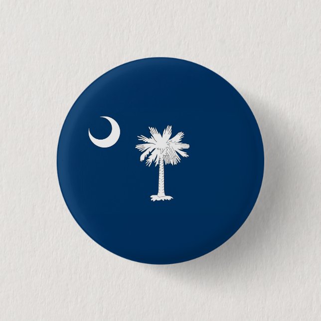 South Carolina Flag Button (Front)