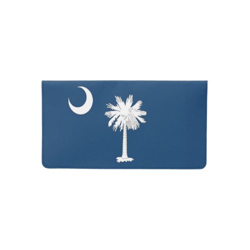 South Carolina Flag Checkbook Cover