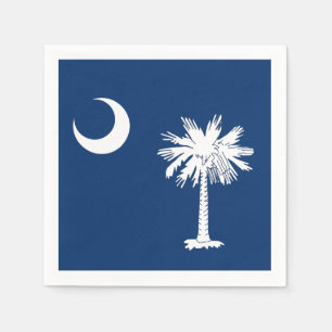 South Carolina Flag Cocktail Napkins