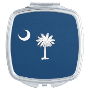 South Carolina Flag Compact Mirror
