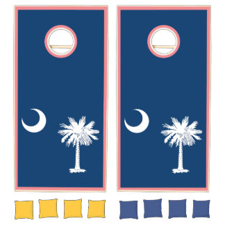 South Carolina Flag Cornhole Board Set