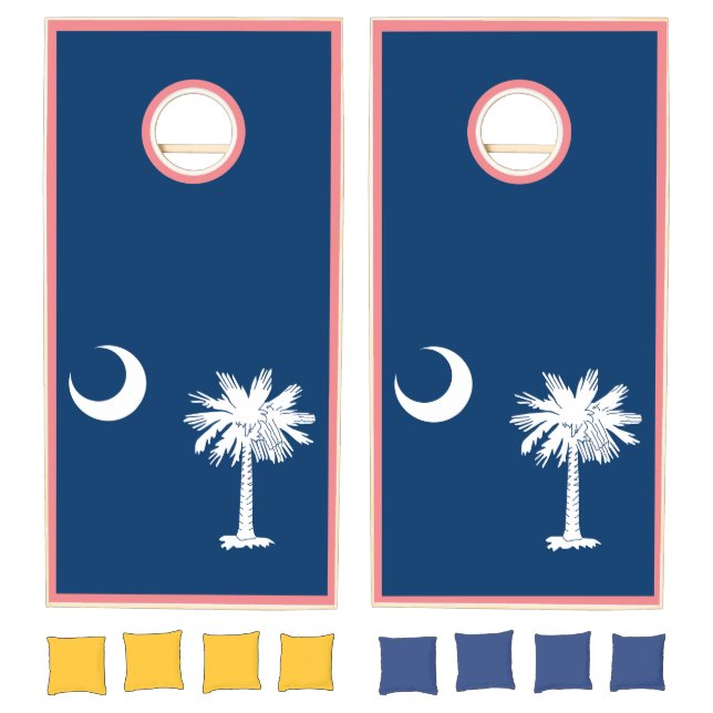 South Carolina Flag Cornhole Board Set (Set)