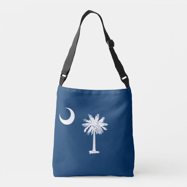 South Carolina Flag Crossbody Bag (Back)