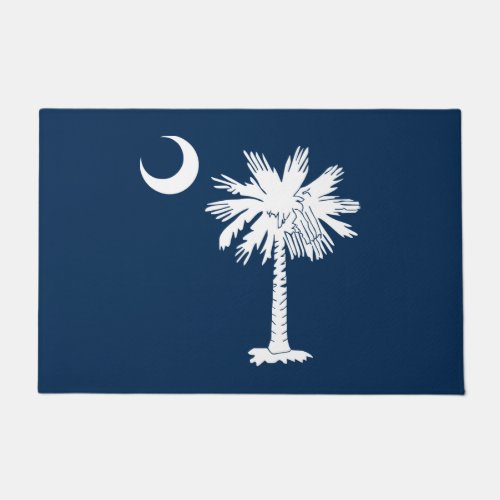 South Carolina Flag Doormat