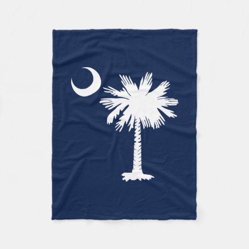 South Carolina Flag Fleece Blanket