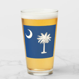 South Carolina flag  Glass