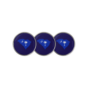 South Carolina Flag  Golf Ball Marker