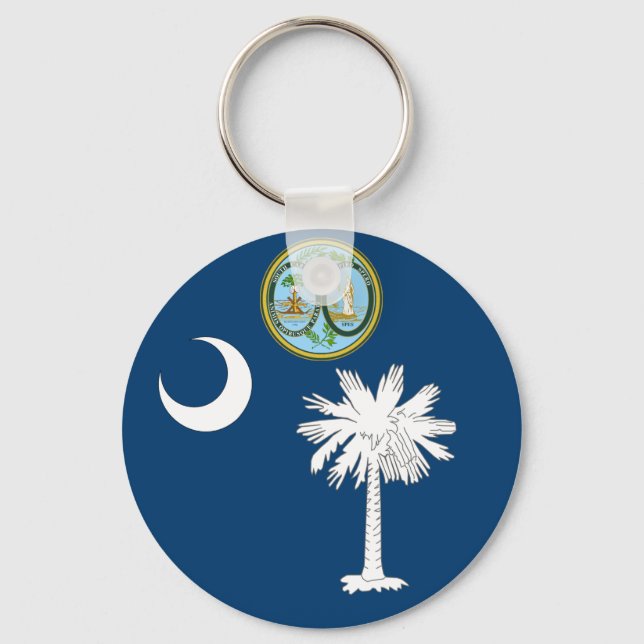 South Carolina flag Keychain (Front)