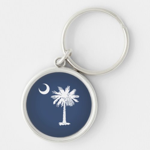 South Carolina Flag Keychain