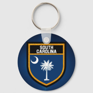South Carolina Flag Keychain