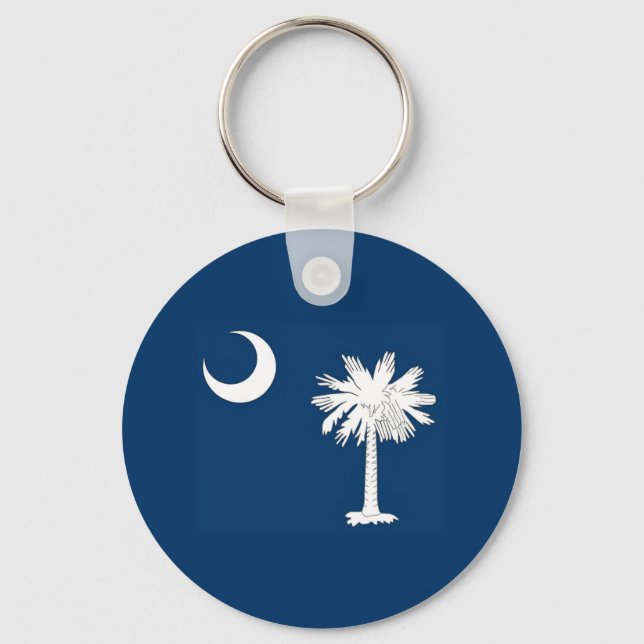 South Carolina Flag Keychain (Front)