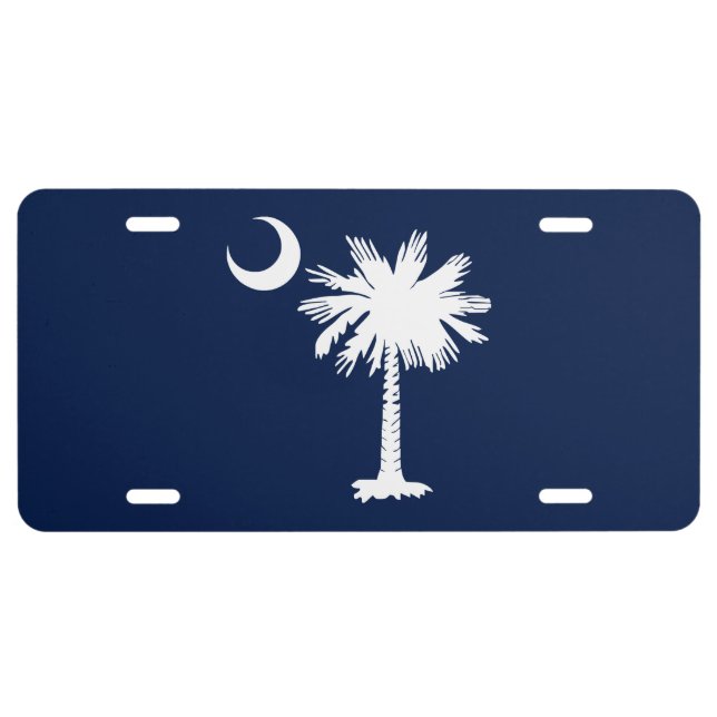 South Carolina Flag License Plate (Front)