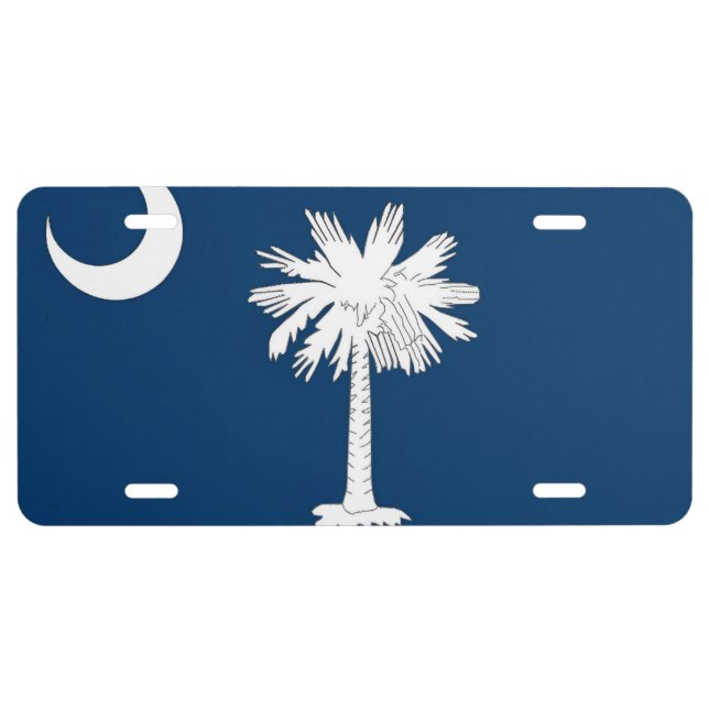 South Carolina Flag License Plate (Front)