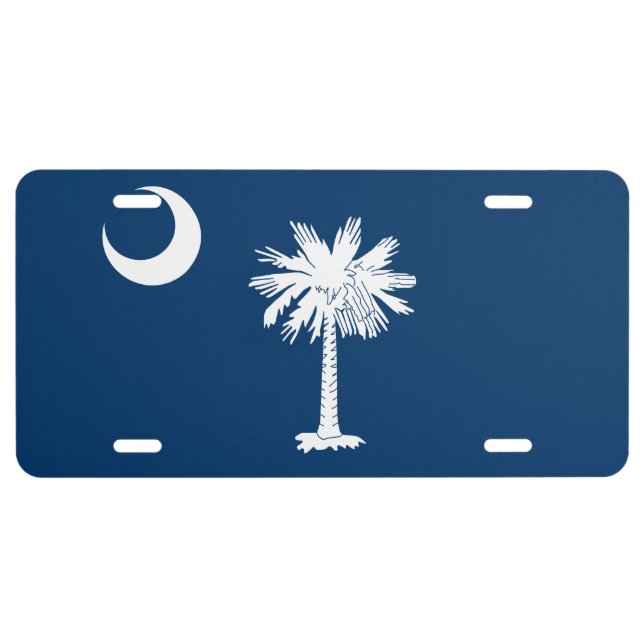 South Carolina Flag License Plate (Front)