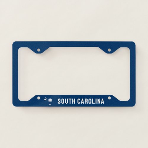 South Carolina Flag License Plate Frame