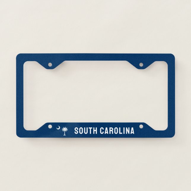 South Carolina Flag License Plate Frame (Front)