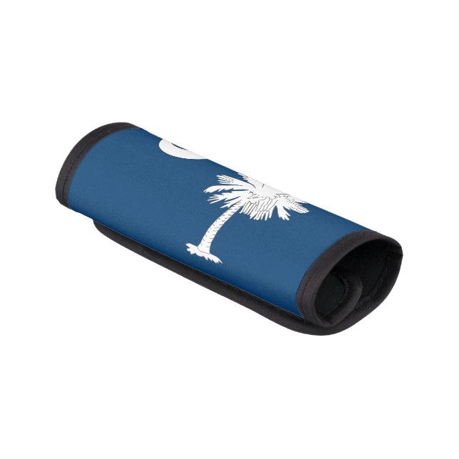 South Carolina flag Luggage Handle Wrap (Angled)