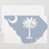 South Carolina Flag Map (Front/Back)