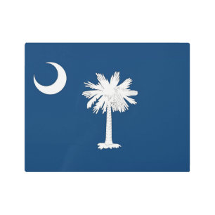 South Carolina Flag Metal Print