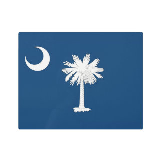 South Carolina Flag Metal Print