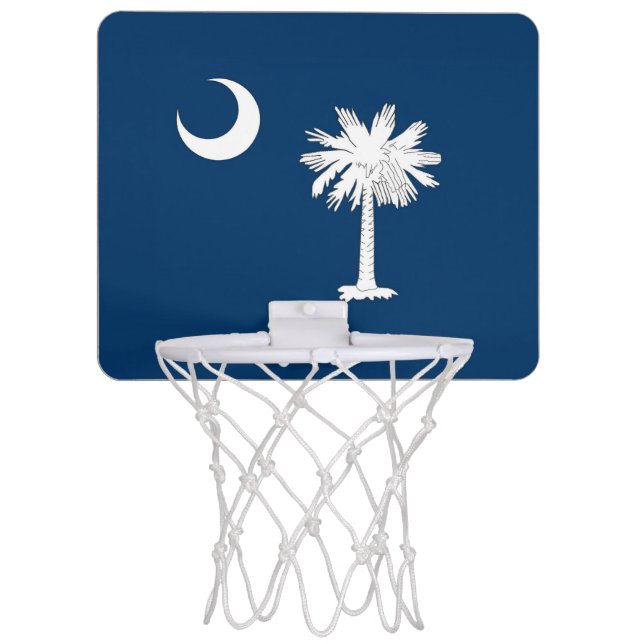 South Carolina Flag Mini Basketball Hoop (Front)
