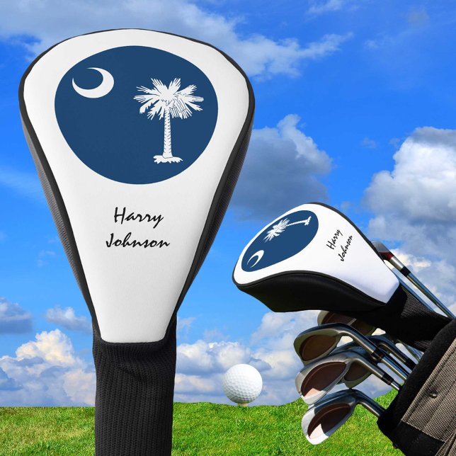 South Carolina Flag & Monogrammed Golf Clubs Cover (Creator Uploaded)